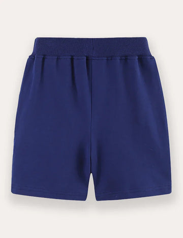 Cartoon Dinosaur Applique Shorts